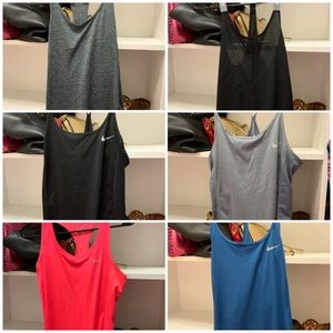 Nike Workout Tanks - set of 6